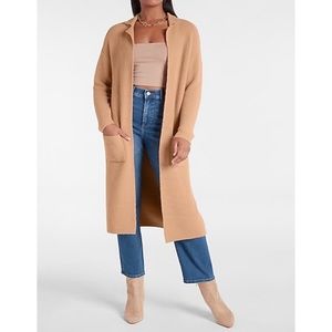 Express Notch Collar Duster Cardigan